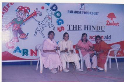 Ammi participating in Action aid programme